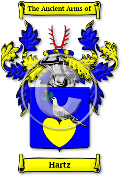 Hartz Family Crest Download (jpg) Legacy Series - 150 DPI