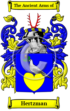 Hertzman Family Crest/Coat of Arms