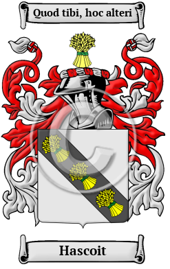 Hascoit Family Crest/Coat of Arms