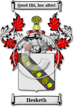 Hesketh Family Crest Download (jpg) Legacy Series - 150 DPI