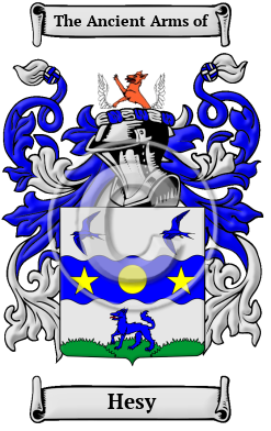 Hesy Family Crest/Coat of Arms