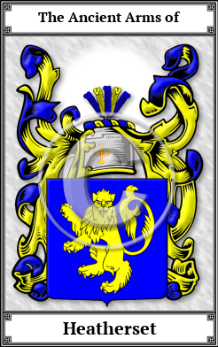 Heatherset Family Crest Download (JPG)  Book Plated - 150 DPI