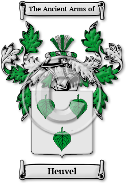 Heuvel Family Crest Download (jpg) Legacy Series - 150 DPI
