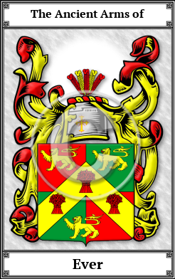 Ever Family Crest Download (JPG) Book Plated - 600 DPI