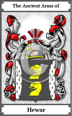 Hewar Family Crest Download (JPG)  Book Plated - 150 DPI