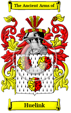 Huelink Family Crest/Coat of Arms