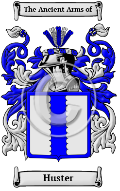 Huster Family Crest/Coat of Arms