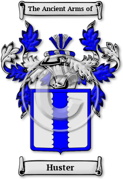 Huster Family Crest Download (jpg) Legacy Series - 150 DPI