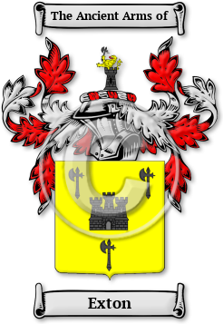 Exton Family Crest Download (jpg) Legacy Series - 150 DPI