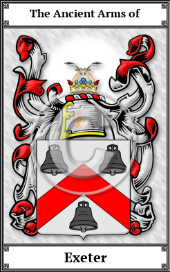Exeter Family Crest Download (JPG) Book Plated - 600 DPI