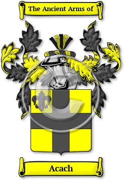 Acach Family Crest Download (jpg) Legacy Series - 150 DPI