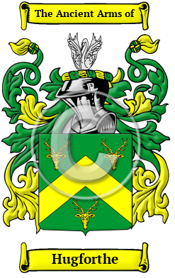 Hugforthe Family Crest/Coat of Arms