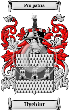 Hychint Family Crest/Coat of Arms