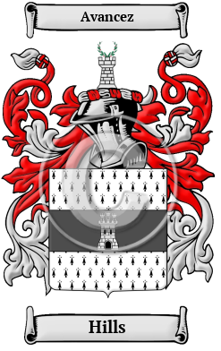 Hills Family Crest/Coat of Arms