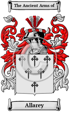 Allarey Family Crest/Coat of Arms