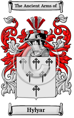 Hylyar Family Crest/Coat of Arms