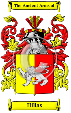 Hillas Family Crest/Coat of Arms