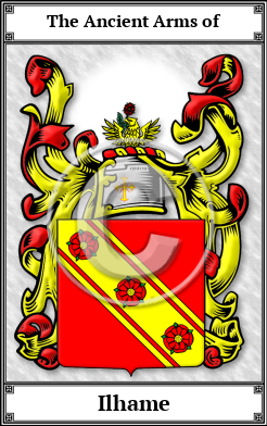 Ilhame Family Crest Download (JPG)  Book Plated - 150 DPI