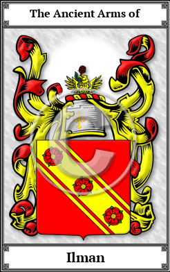 Ilman Family Crest Download (JPG)  Book Plated - 150 DPI