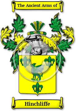 Hinchliffe Family Crest Download (jpg) Legacy Series - 150 DPI