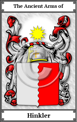 Hinkler Family Crest Download (JPG) Book Plated - 600 DPI