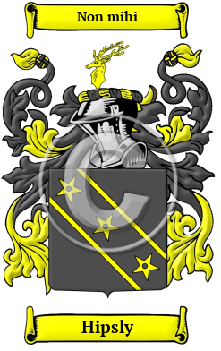 Hipsly Family Crest/Coat of Arms