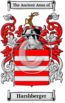 Harshberger Family Crest/Coat of Arms
