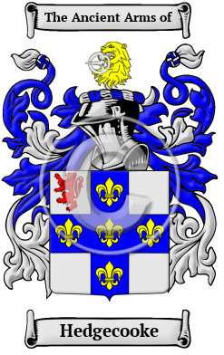 Hedgecooke Family Crest/Coat of Arms
