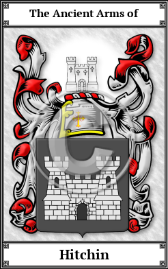 Hitchin Family Crest Download (JPG) Book Plated - 600 DPI