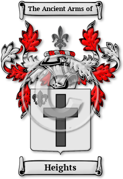 Heights Family Crest Download (jpg) Legacy Series - 150 DPI