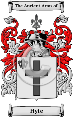 Hyte Family Crest/Coat of Arms
