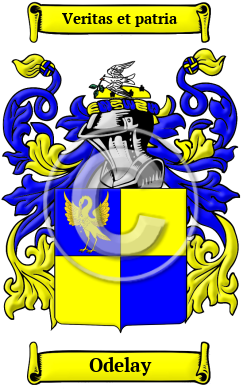 Odelay Family Crest/Coat of Arms