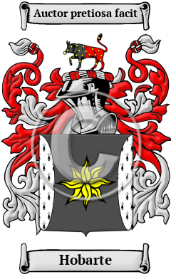 Hobarte Family Crest/Coat of Arms