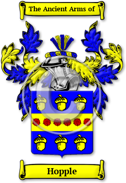Hopple Family Crest Download (jpg) Legacy Series - 150 DPI