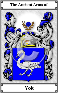 Yok Family Crest Download (JPG)  Book Plated - 150 DPI