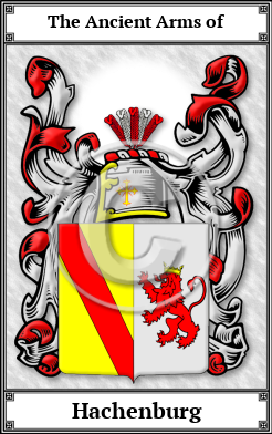 Hachenburg Family Crest Download (JPG)  Book Plated - 150 DPI