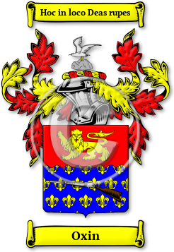 Oxin Family Crest Download (jpg) Legacy Series - 150 DPI