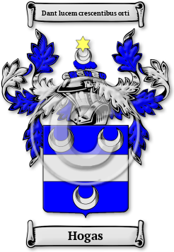 Hogas Family Crest Download (jpg) Legacy Series - 150 DPI