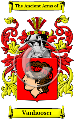 Vanhooser Family Crest/Coat of Arms