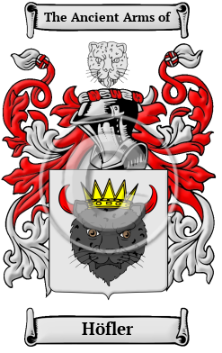 Höfler Family Crest/Coat of Arms