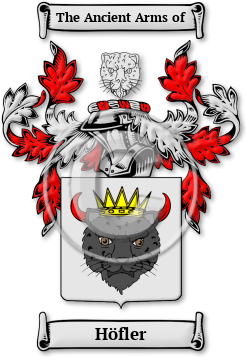 Höfler Family Crest Download (JPG) Legacy Series - 600 DPI