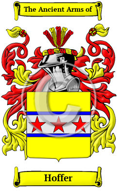 Hoffer Family Crest/Coat of Arms