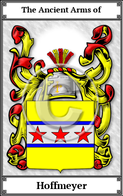 Hoffmeyer Family Crest Download (JPG)  Book Plated - 150 DPI