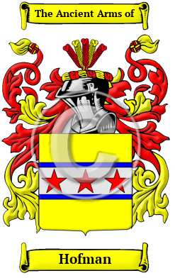 Hofman Family Crest/Coat of Arms