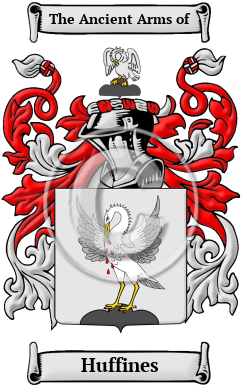 Huffines Family Crest/Coat of Arms