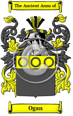 Ogan Family Crest/Coat of Arms