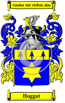 Hoggat Family Crest/Coat of Arms