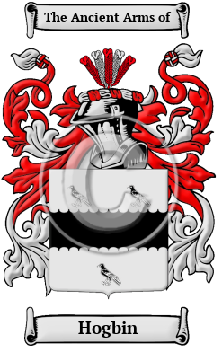 Hogbin Family Crest/Coat of Arms