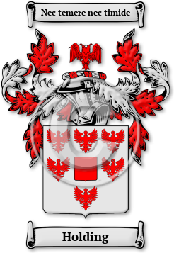 Holding Family Crest Download (JPG) Legacy Series - 600 DPI