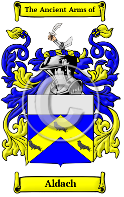 Aldach Family Crest/Coat of Arms